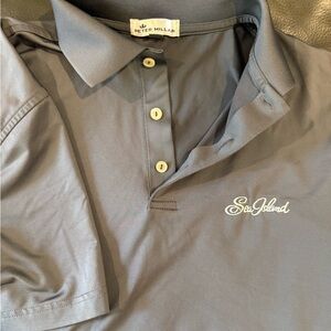 Peter Millar Sea Island Gray Polo Shirt
